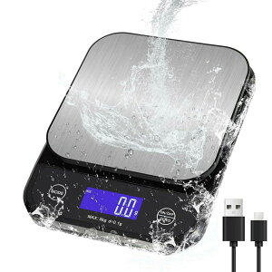 �L�b�`�� �͂��� �h��IP65 �􂦂� 0.1g 5kg TYPE-C�[�d&���d�r �񎮋��d �S���pLCD �^�b�`�Z���T�[�{�^�� �X�e�����X������� �����u�U�[ �f�W�^�� �X�P�[�� ���� B608