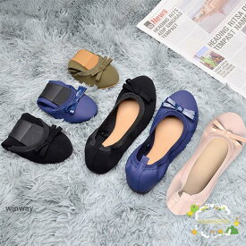 シューズバッグ付き 携帯スリッパ おしゃれ ママ リボン りぼん 黒 上履き 大人 室内履き スリッポンタイプ 入学式 入園式