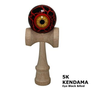 ����� 5K KENDAMA�iEye Black & Red�j�t�@�C�u�P�[ �P���_�}