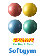 GYMNIC SoftGymnic ギムニク ソフトギムニク 23cm ソフトジム バランスボール ミニバランスボール フィッ…
