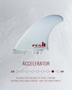 FCS II ACCELERATOR WHITE EDITION TRI FIN SET MEDIUM (65Kg - 80Kg / 145 - 175 Lbs) �T�[�t�B�� �g���C�t�B�� �X���X�^�[ FCS2 �z���C�g