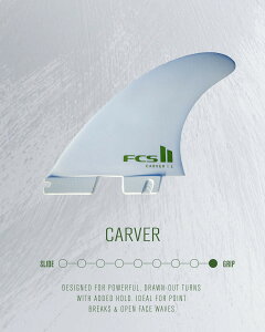 FCS II CARVER WHITE EDITION TRI FIN SET MEDIUM (65Kg - 80Kg / 145 - 175 Lbs) �T�[�t�B�� �g���C�t�B�� �X���X�^�[ FCS2 �z���C�g