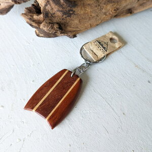 MAUNA KAI HAWAII 木製キーホルダーボディーボードK74 キーホルダーホルダー ハワイ サーフィン