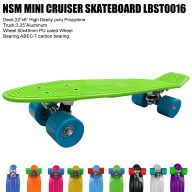 【価格最前線】【送料無料】nsmNEW STREET MOVE ミニ クルーザー LBST0016 MINI CRUISER スケートボード …