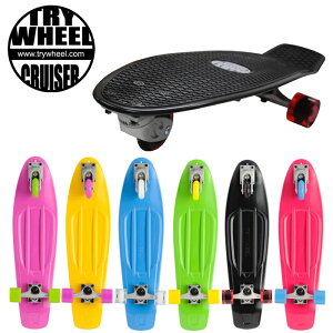 TRY WHEEL CRUISER 27C` gCEB[ N[U[ 3փXP[g{[h 3 Wheel Skateboard XP[g{[h XP{[ SK8 Eh T[tB T[t@[ g[jO g Itg Cg T