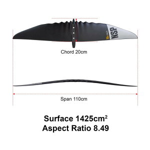 NSP FRONT WINGS - RIBLET FW1425* 110cm tgECO T[tB SUP v[ ECO _EECh {[g