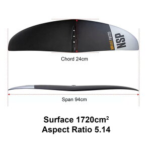 NSP FRONT WINGS - GULL WING FW1720* 94cm tgECO T[tB SUP v[ ECO _EECh