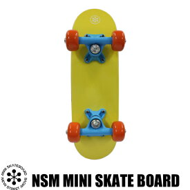 【価格最前線】nsmNEW STREET MOVE ミニスケートボード イエロースケートボード 乗用玩具 プレゼント キッズ インテリア mini