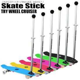 【数量限定商品】トライウィール クルーザー スケートスティックセット TRY WHEEL CRUISER SKATE STICK 3輪 スケートボード【送料無料】スケボー SK8