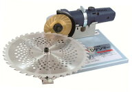 カンタンチップソー研磨機（ダイヤ砥石+低速グラインダー付）　草刈刃　チップソー　DケンマーSP　再研磨