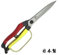 片手刈込鋏290mm　直刃　ガード付　金止めオノテツ　日本製　庭木の葉刈・刈込・盆栽・鉢物に