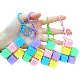 フィジェットキーボード キーホルダー 5キー ストレス解消 大人も子供も楽しめる カラフル 携帯 ミニ キーボード おもちゃ メカニカル タクタイル 音 クリック プレゼント 送料無料