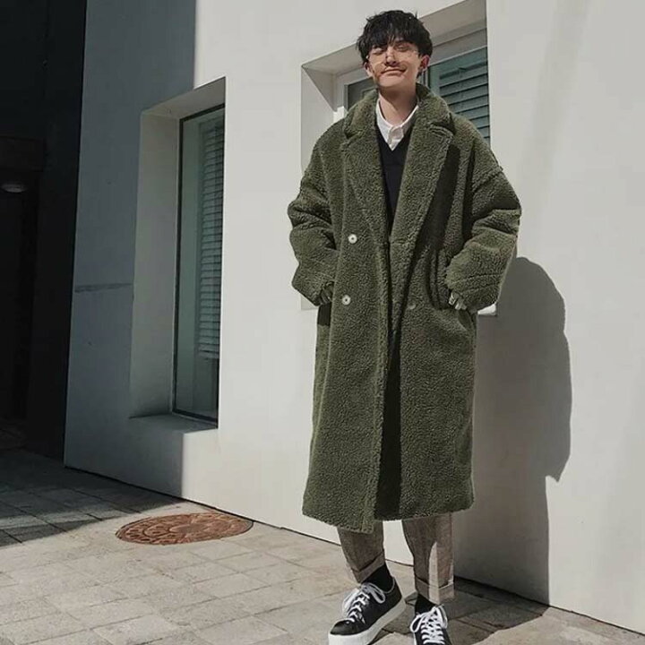 楽天市場】ボアコート ボアジャケット アウター チェスターコート 