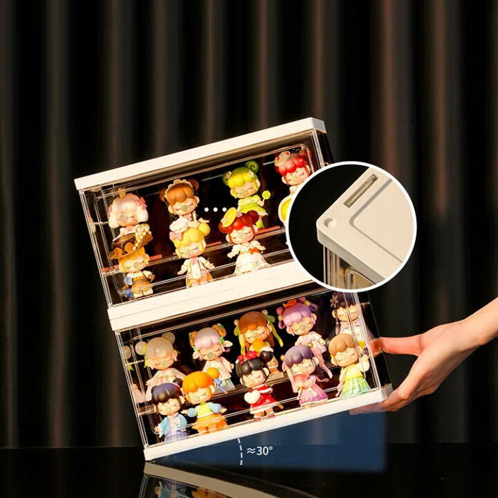 楽天市場】コレクションケース 2個セット フィギュアケース 内部2段式 