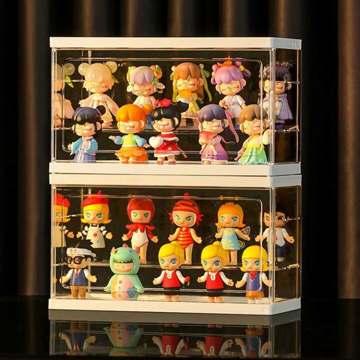 楽天市場】コレクションケース 2個セット フィギュアケース 内部2段式 