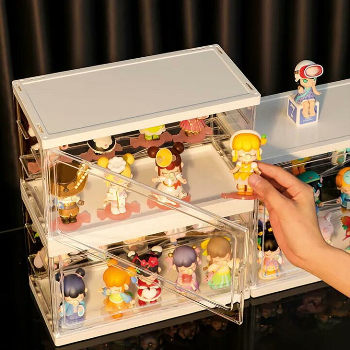 楽天市場】コレクションケース 2個セット フィギュアケース 内部2段式 
