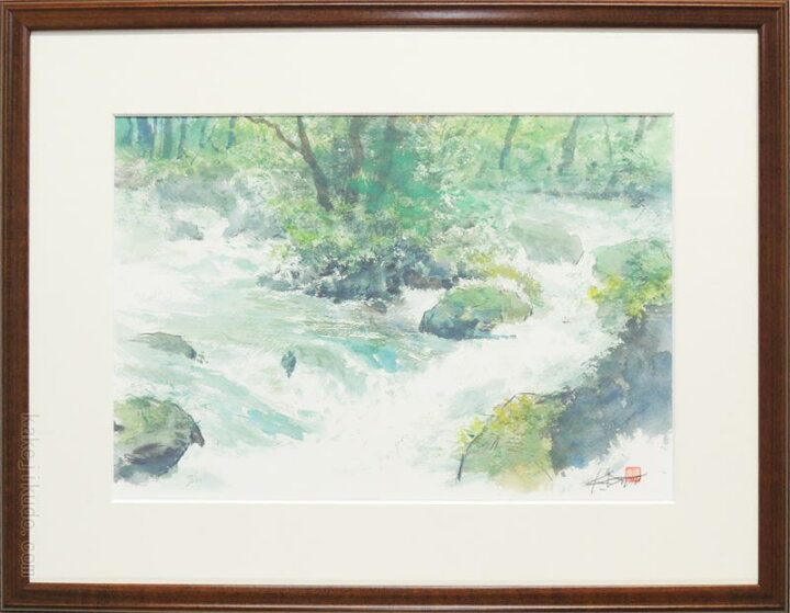楽天市場】絵画 奥入瀬 （後藤勝美） 送料無料 【海・山】ジクレー版画 