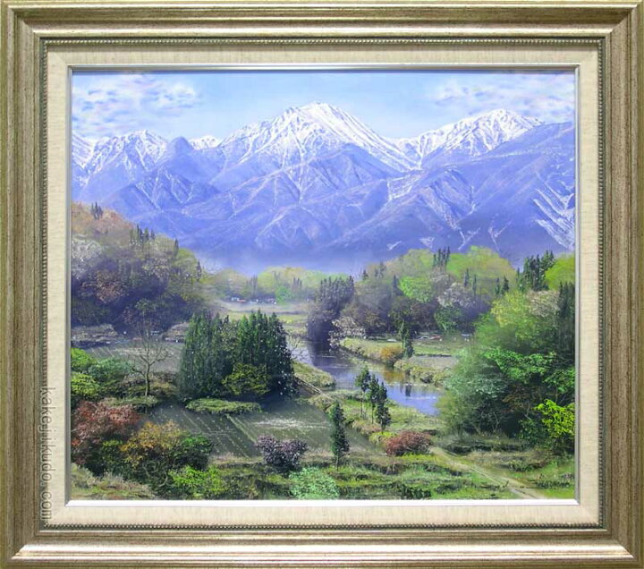 楽天市場】絵画 油絵 常念岳 （佐田光） 送料無料 【海・山】【肉筆 