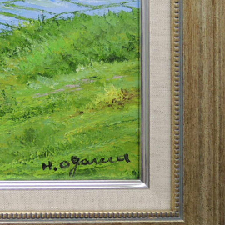 楽天市場】絵画 油絵 常念岳と桜 （小川久雄） 送料無料 【肉筆 