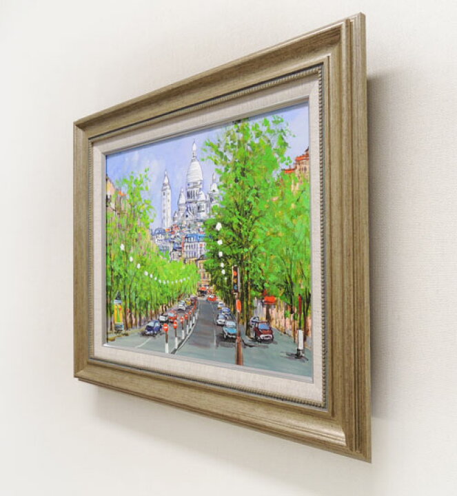 楽天市場】絵画 油絵 モンマルトル・サクレクール寺院 フランス・パリ 