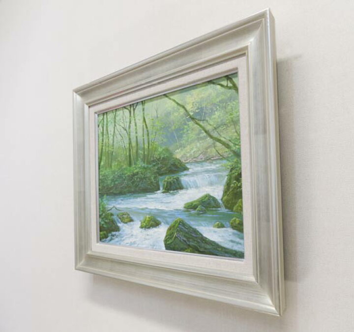 楽天市場】絵画 油絵 奥入瀬渓流 F20号 (関健造) 送料無料 【海・山 