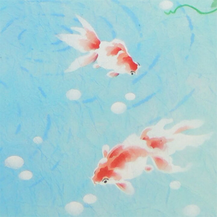 楽天市場】掛け軸 朝顔に金魚 （南川康夫） （掛軸小物なし） 送料無料 