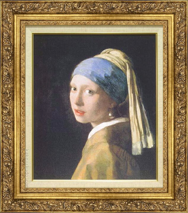 楽天市場】フェルメール 絵画 真珠の耳飾りの少女(青いターバンの少女 