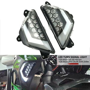 �J���T�L�j���W��650 400 300 250 ZX-6R zx25r ex250 ex400 ex650 �E�B���J�[ �t���b�V���[�pLED�^�[���C���W�P�[�^�[