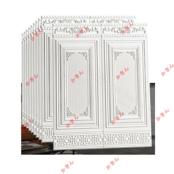 楽天市場】☆20枚7.0mm厚 70cm×90cm 背景壁 3D立体レンガ模様壁紙 防水 