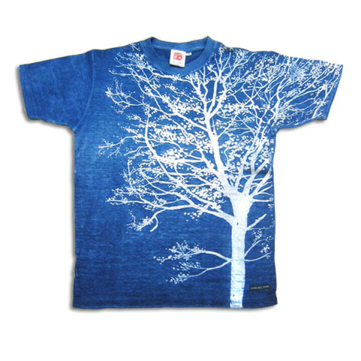 楽天市場】ヘンプコットンTシャツ（半袖）【木】 藍染め メンズ 