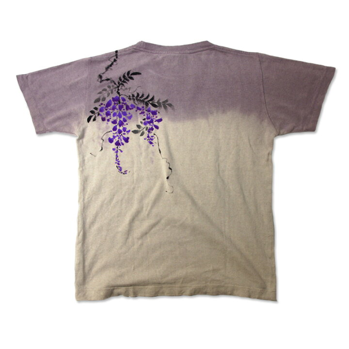 楽天市場】ヘンプコットンTシャツ（半袖）【藤紫に藤】 草木染め 