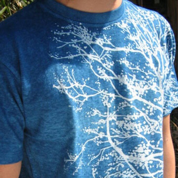楽天市場】ヘンプコットンTシャツ（半袖）【木】 藍染め メンズ 
