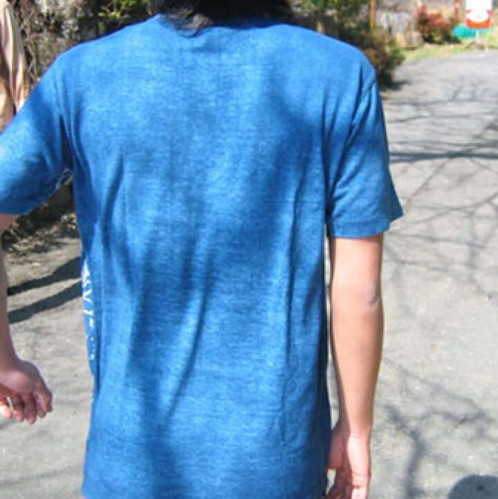 楽天市場】ヘンプコットンTシャツ（半袖）【木】 藍染め メンズ 