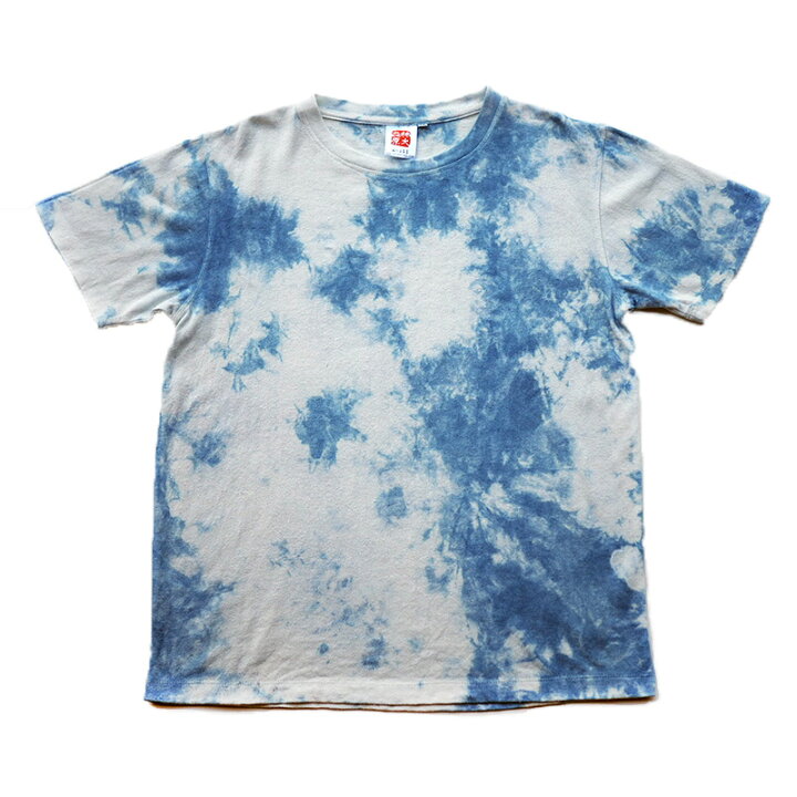 楽天市場】ヘンプコットンTシャツ（半袖）【タイダイ柄】 藍染め 
