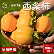 【200円OFFクーポン】西条柿 柿 10kg 5kg 2.5kg 農家 直送 平田 果物 高級 予約 合わせ柿 島根 ギフト お…
