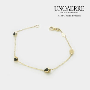 ウノアエレ K18 イエローゴールド ブレスレット イタリア製 【UNBR025196】ブレスレット ゴールド k18 18k 18金 レディース ジュエリー ギフト プレゼント ラッピング 送料無料
