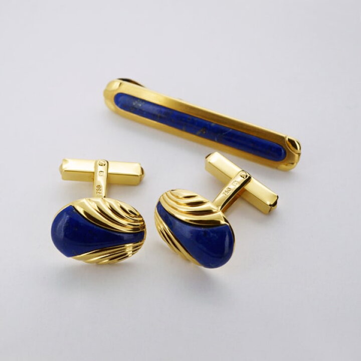 楽天市場】【限定1点】 K18 イエローゴールド ラピスラズリ ネクタイ  