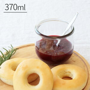 キャニスター WECK ウェック チューリップシェイプ 370ml【チューリップ型 保存 容器 保存容器 ガラス 調味料 スパイス 小物 小分け ガラス瓶 シンプル キッチン収納 キッチン 台所 インテリア