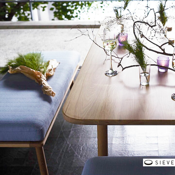 楽天市場】【メーカー直送品】SIEVE シーヴ fluff dining bench 