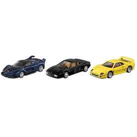 タカラトミー トミカプレミアム FERRARI 3 MODELS Collection フェラーリ ミニカー スポーツカー おもちゃ 6歳以上 箱入り