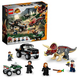 レゴ LEGO ジュラシック・ワールド トリケラトプスのトラック襲撃 76950 おもちゃ レゴブロック レゴジュラシック 恐竜 車 ミニフィグセット