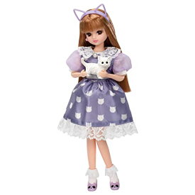 タカラトミー リカちゃん ドレス LW-16 ねこちゃんだいすき 着せ替え おままごと おもちゃ 3歳以上 リカちゃん人形 洋服 服 ドレス ネコ 猫