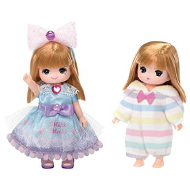 タカラトミー リカちゃん ドレス LW-21 ミキちゃんマキちゃんドレスセット ゆめみるドレス＆パジャマ リカちゃん人形 洋服 おもちゃ 3歳以上