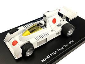 広島企画 MAKI F101 テストカー 速水 翔 新井 鐘哲 フィギュアあり 1/43 スケール KBX002 レーシングカー 車 おもちゃ