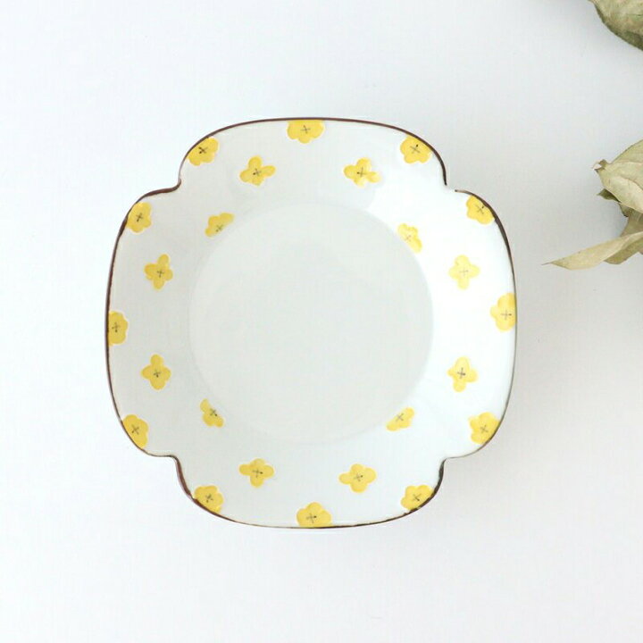 楽天市場】【15％OFFクーポン】花柄 多様皿 有田焼 hana プレート 角皿  
