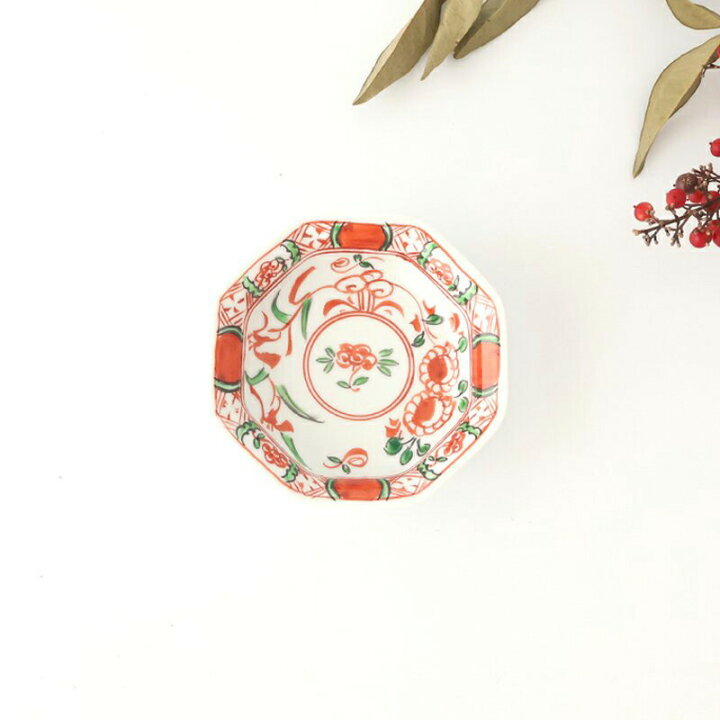 楽天市場】【15％OFFクーポン】八角3寸皿 呉須赤絵 磁器 有田焼 小皿 