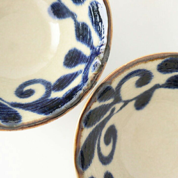 楽天市場】深鉢 小 大 美濃焼 磁器 中鉢 和食器｜点打唐草 呉須唐草 
