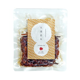 【単品】佃煮 生姜昆布 100g 常温 長期保存 少量 便利 ご飯のお供 ストック 老舗 カクイチ横丁堂本食品