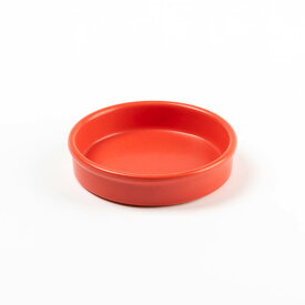 美濃焼 レッドタパス皿(大)(アヒージョ皿 耐熱皿)約14.3x3.2cm アウトレット