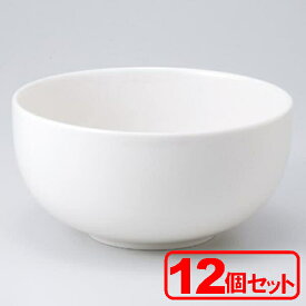 【12個セット】美濃焼 ホワイト6吋深ボール (サラダボウル) 16x8cm カフェ レストラン 洋食 居酒屋 飲食店 業務用 食器 サラダ シリアル スープパスタ カレー うどん ラーメン ビュッフェ 丸鉢 深鉢 ボール ボウル ホワイト 乳白 おすすめ お値打ち アウトレット 数量限定